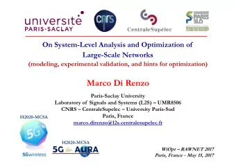 Marco Di Renzo  Paris-Saclay University  Laboratory of  Signals and Systems (L2S)  UMR8506  CNRS