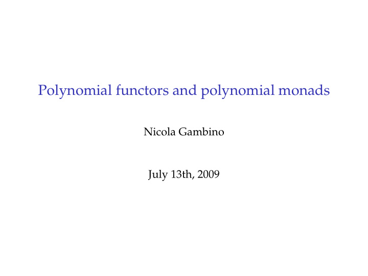 polynomial functors and polynomial monads