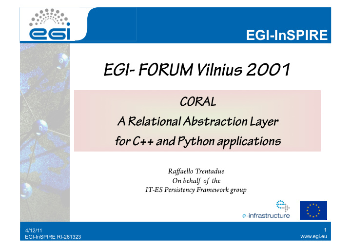 egi forum vilnius 2001
