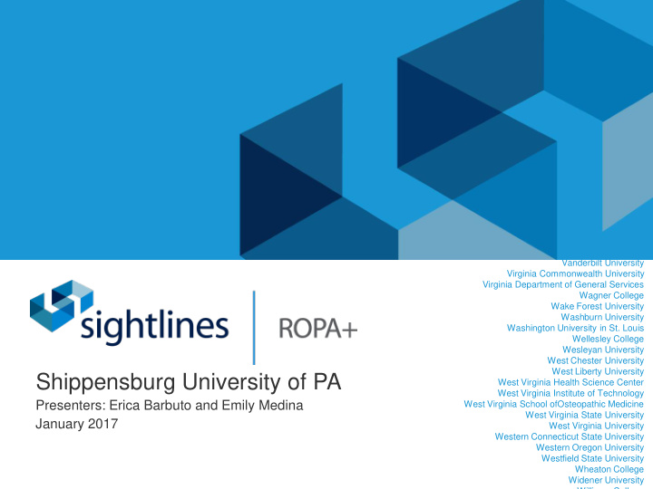shippensburg university of pa