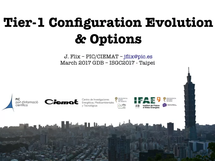 tier 1 confguration evolution options