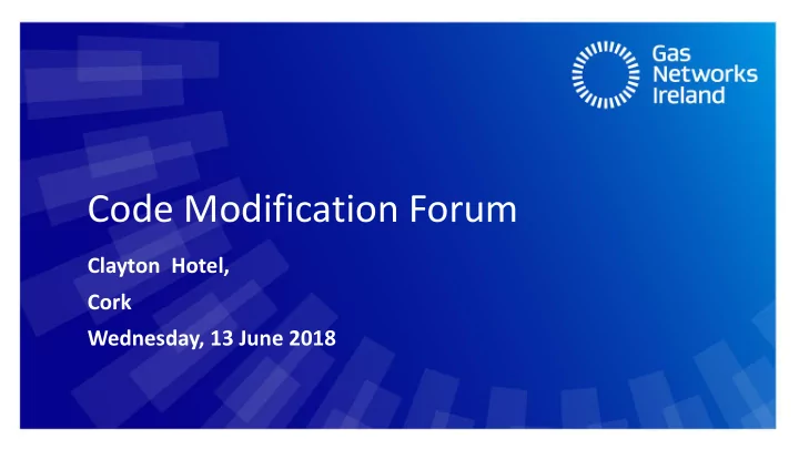 code modification forum