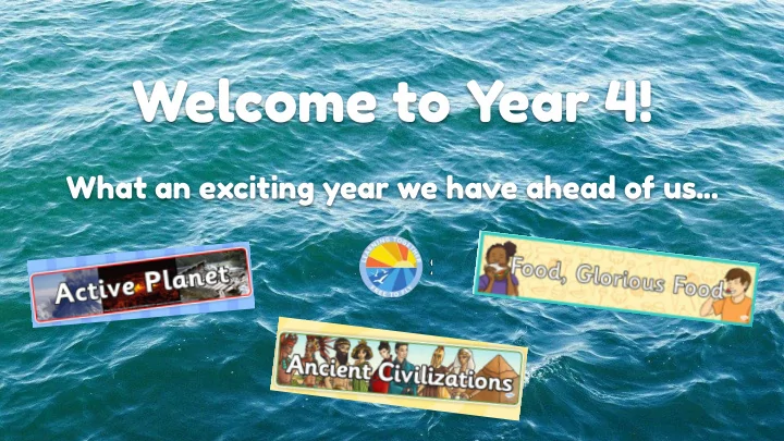 welcome to year 4