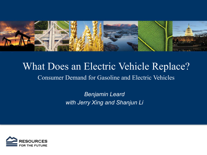 what does an electric vehicle replace