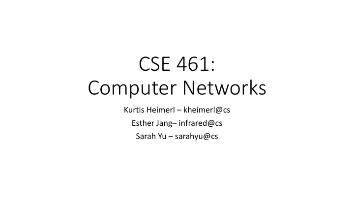 cse 461