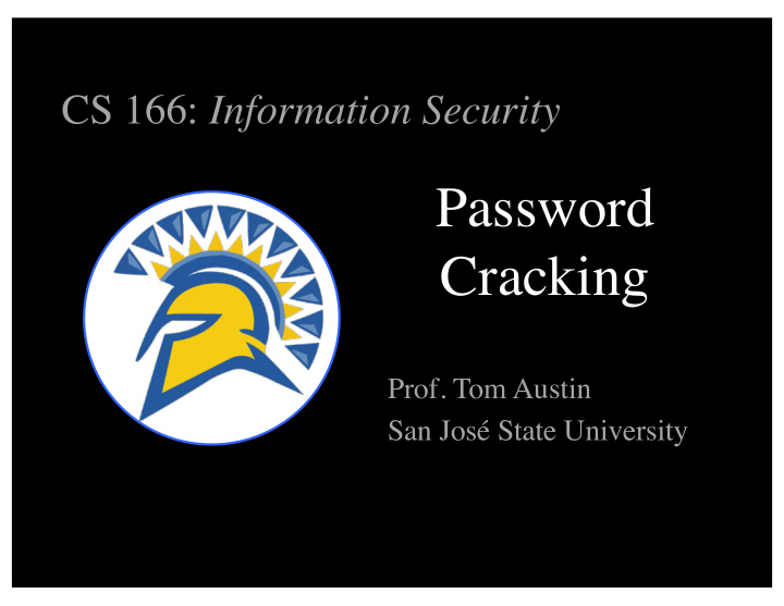 password cracking