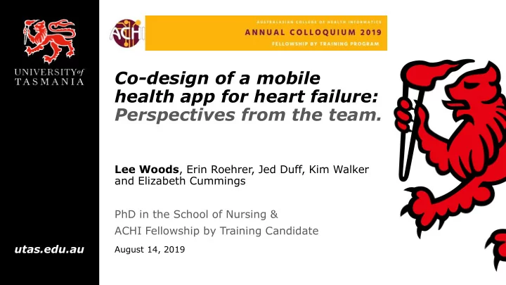 co design of a mobile