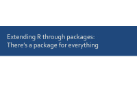extending r through packages there s a package for