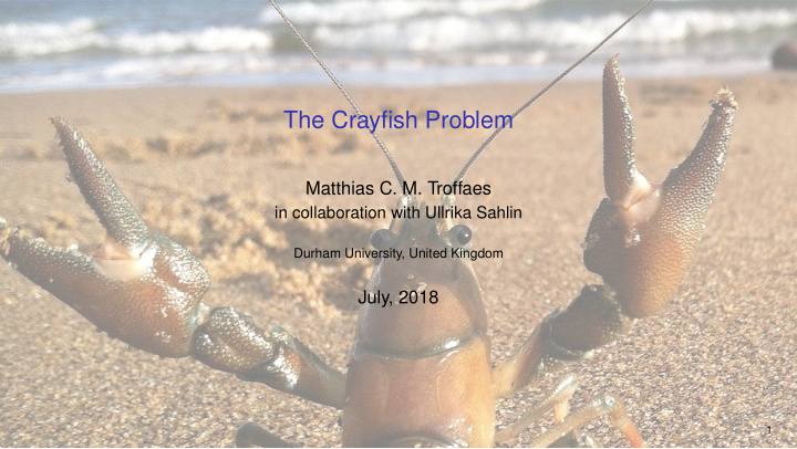 the crayfish problem