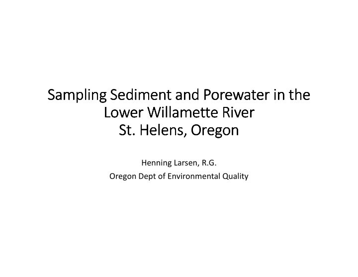 sampling sediment and sampling sediment and sampling