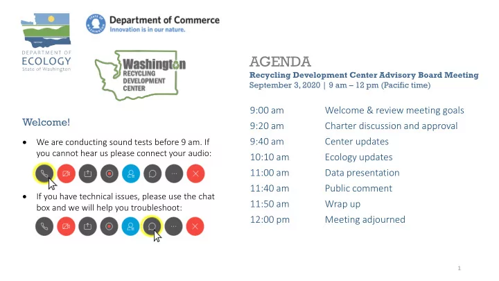 agenda