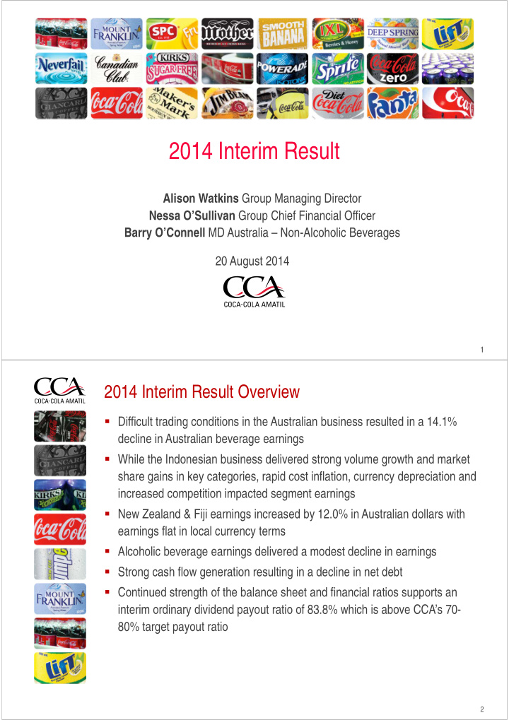 2014 interim result