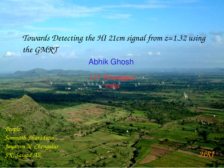 towards detecting the hi 21cm signal from z 1 32 using