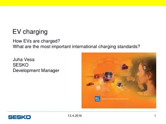 Content  Short survey on standardization    What is a standard?    How they are prepared?