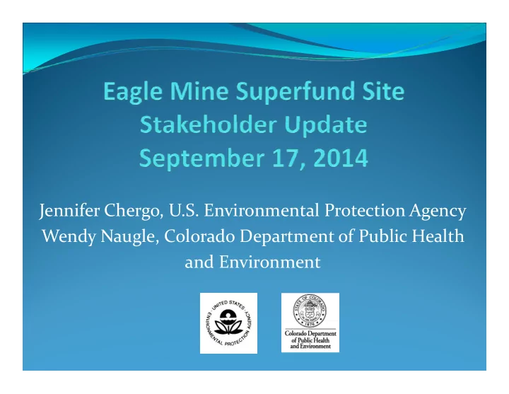 jennifer chergo u s environmental protection agency wendy