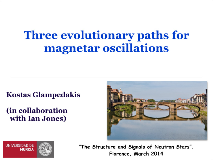 three evolutionary paths for magnetar oscillations