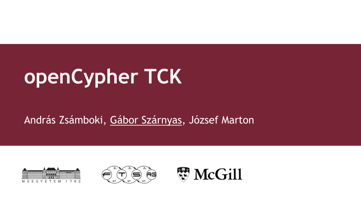 opencypher tck