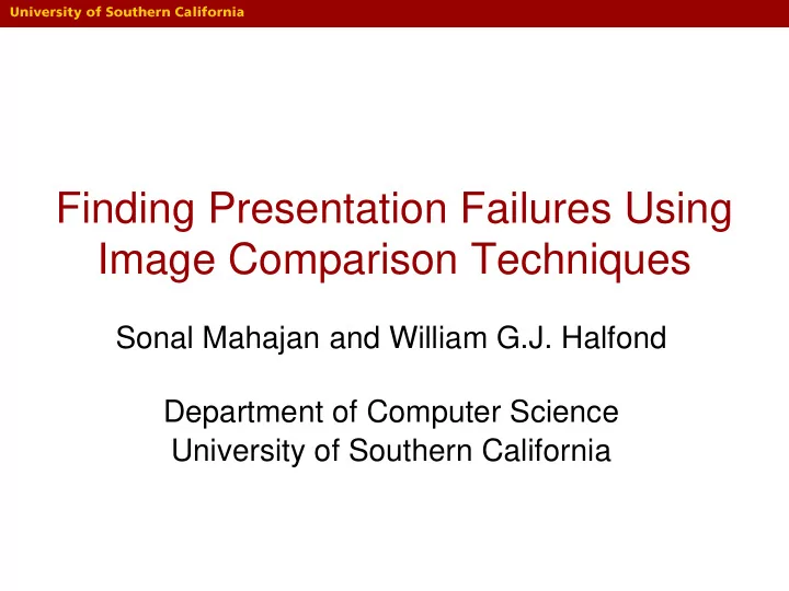 image comparison techniques