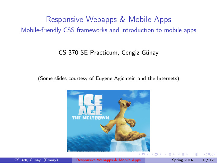 responsive webapps mobile apps
