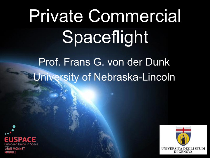 private commercial spaceflight