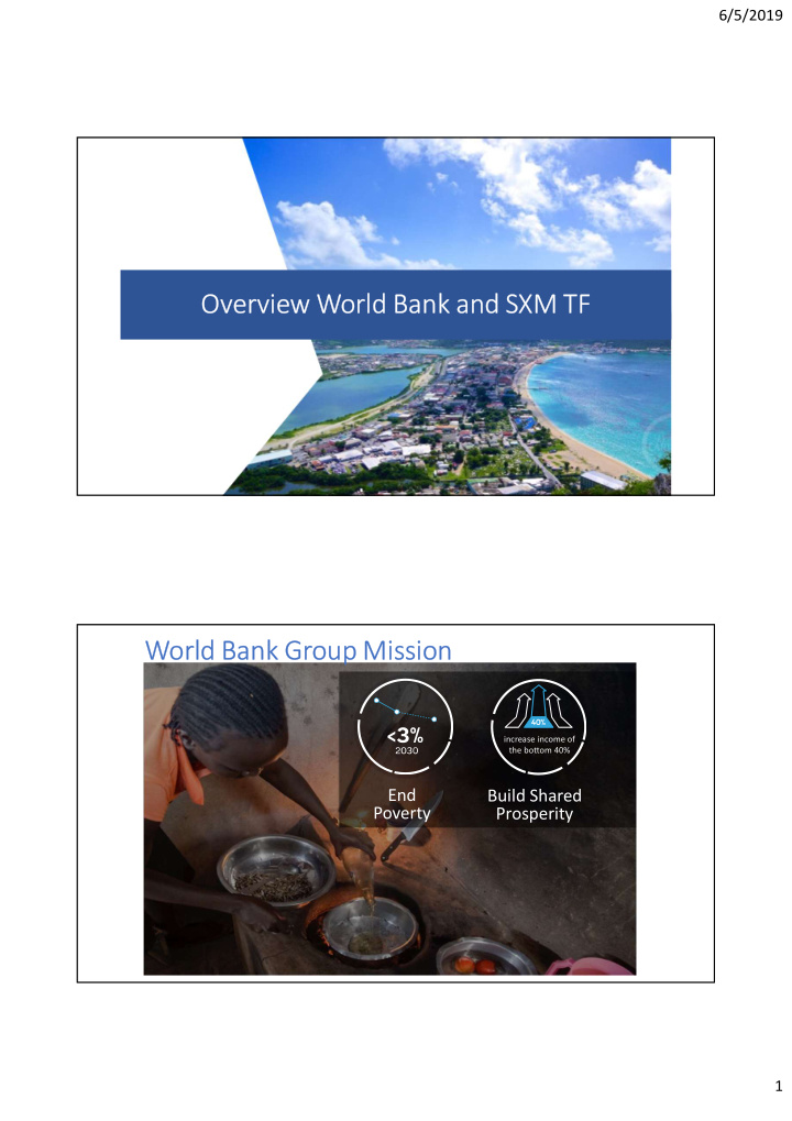overview world bank and sxm tf