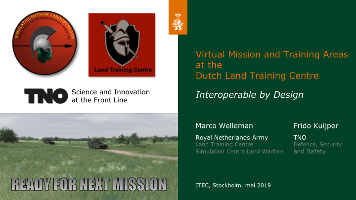 virtual mission and training areas