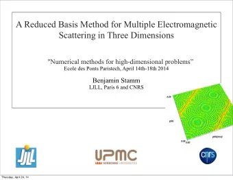 A Reduced Basis Method for Multiple Electromagnetic  Scattering in Three Dimensions