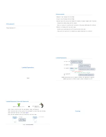 61A Lecture 6  Work in a group on a problem until everyone in the group understands the solution