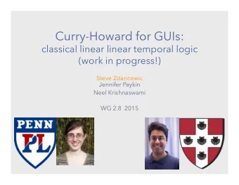 How do we think about GUIs?  an array of buttons  each button waits for a click  each
