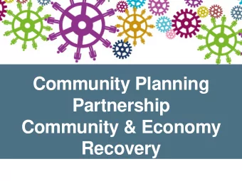 Community Planning  Partnership  Community &amp; Economy  Recovery  Impact of covid-19 on the