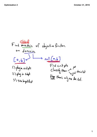 Optimization 2  October 31, 2016  1  Optimization 2  October 31, 2016 A rectangular pool with an