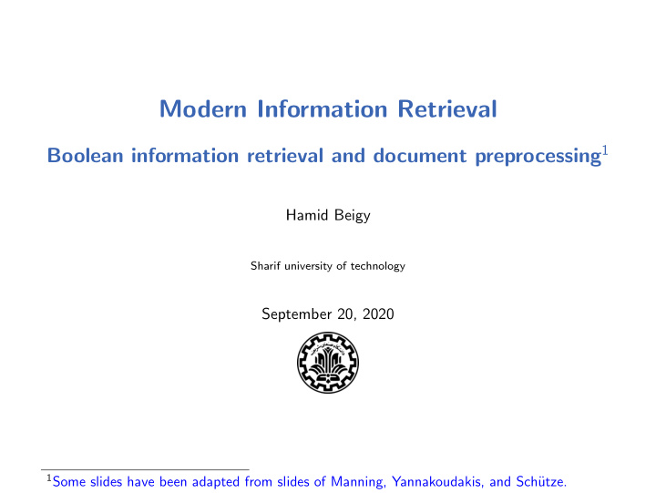 modern information retrieval