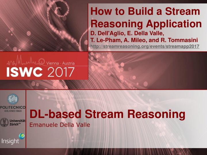 dl based stream reasoning