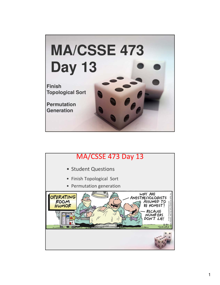 ma csse 473 day 13