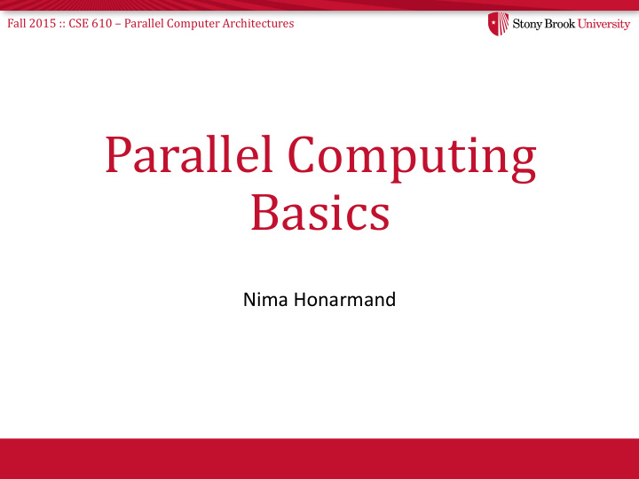 parallel computing