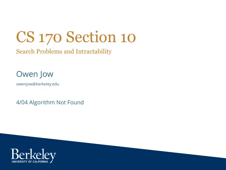 cs 170 section 10