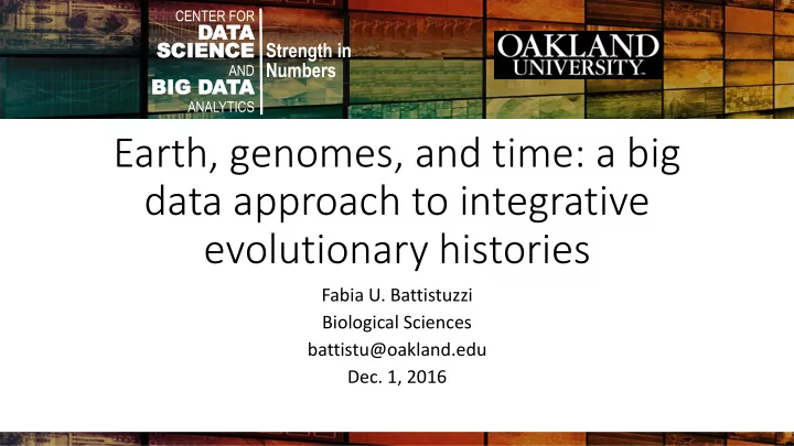 data approach to integrative