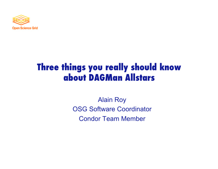 three things you really should know about dagman allstars