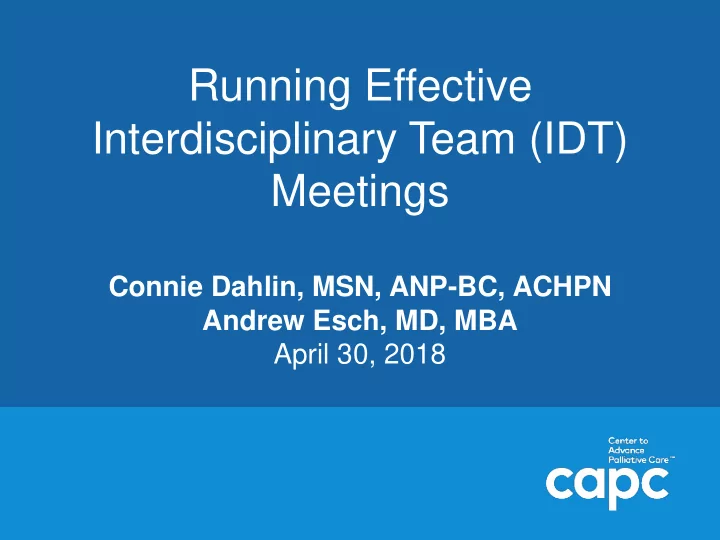 running effective