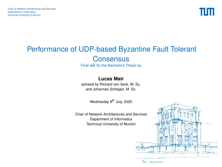 performance of udp based byzantine fault tolerant