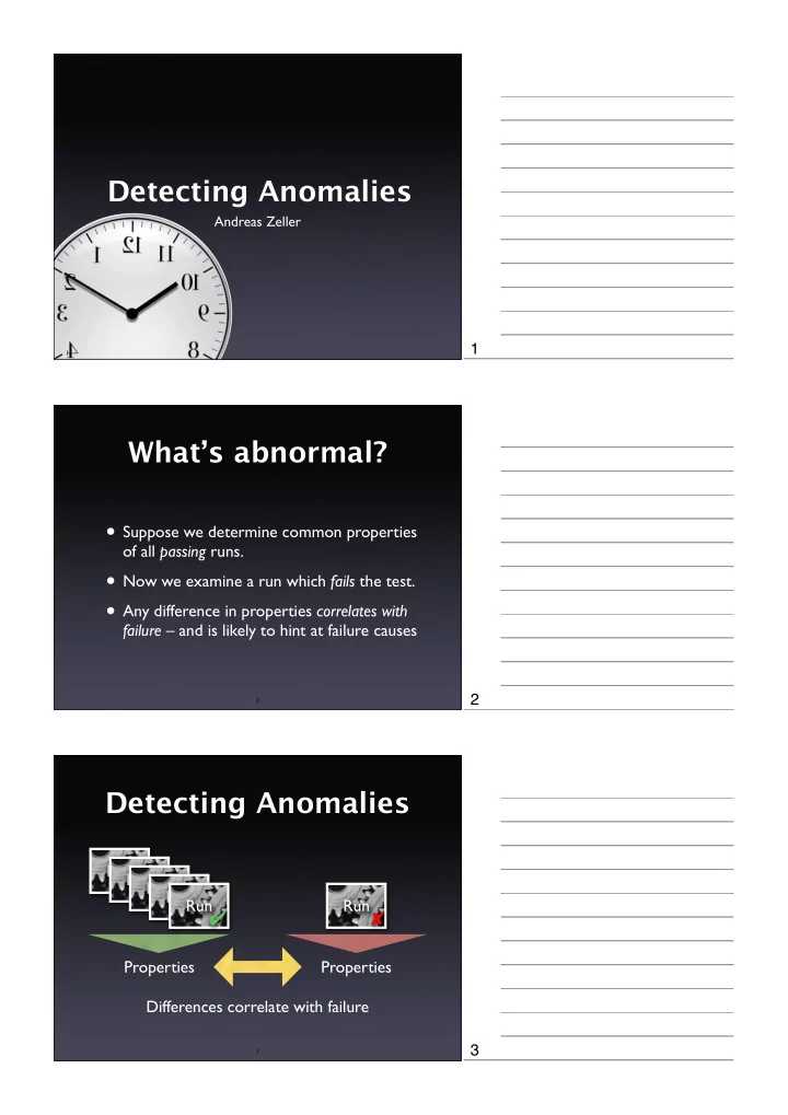 method specifications
