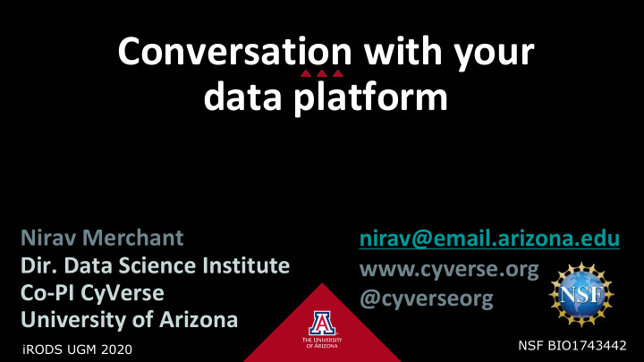 conversation with your data platform