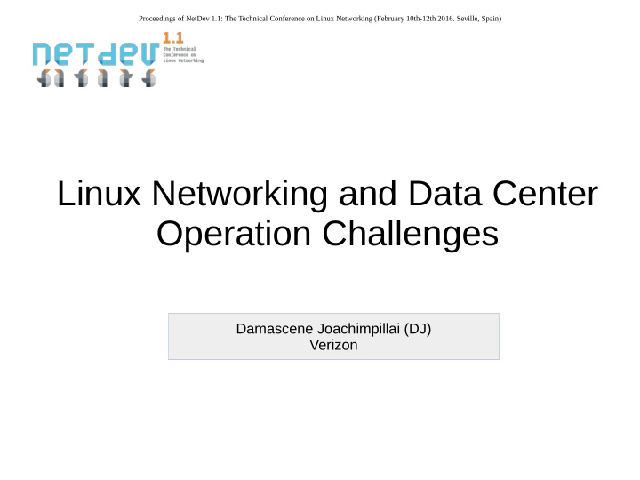 linux networking and data center operation challenges