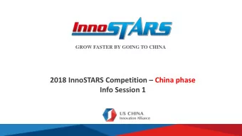 Info Session 1  Agenda  1.  About us  2.  Getting ready for your trip to China  3.  Snapshots from