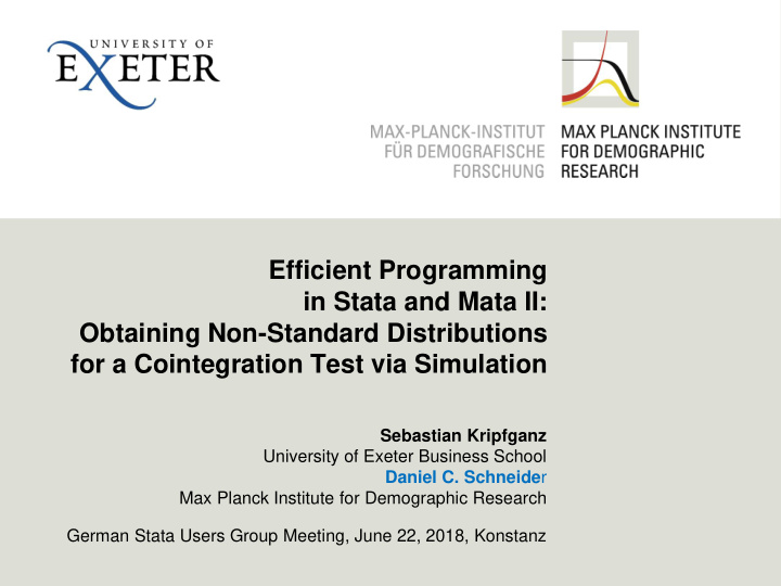 efficient programming in stata and mata ii obtaining non