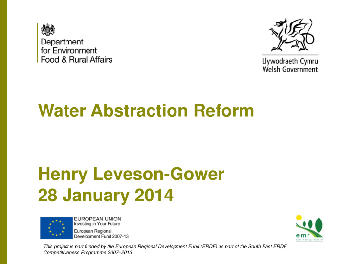 henry leveson gower 28 january 2014 this project is part