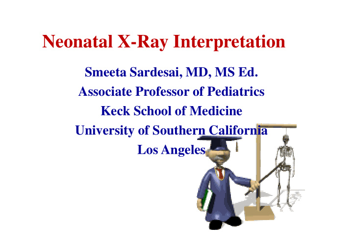 neonatal x ray interpretation