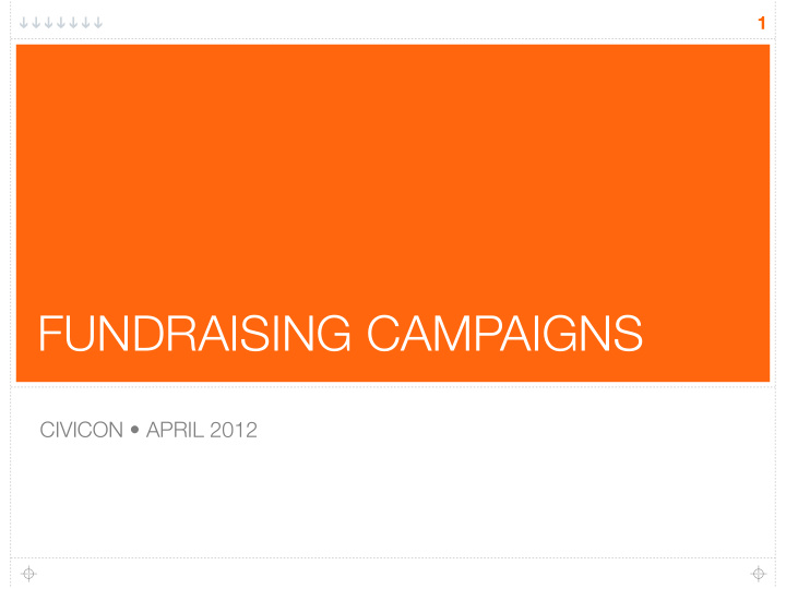 fundraising campaigns