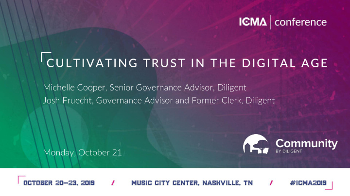 cultivating trust in the digital age