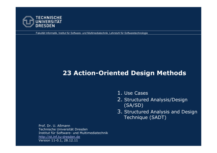 23 action oriented design methods